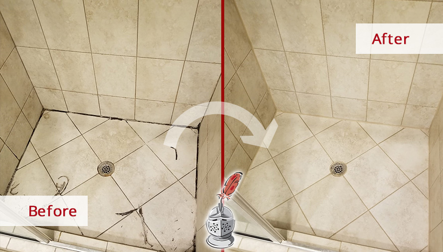 Our Chicago Grout Cleaning Professionals Gave This Shower a Brand