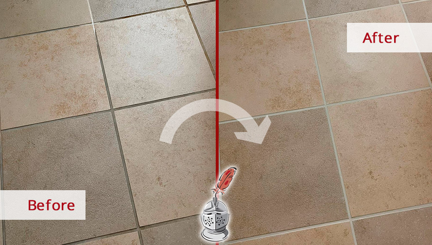 Our Grout Cleaning Pros Revamp This, Best Way To Clean Kitchen Tile Floor And Grout