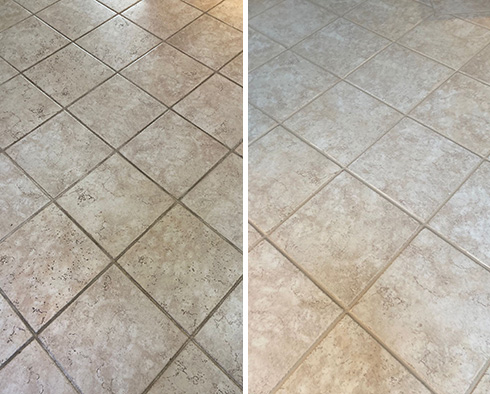 Floor Restored by Our Tile and Grout Cleaners in Lake Forest, IL