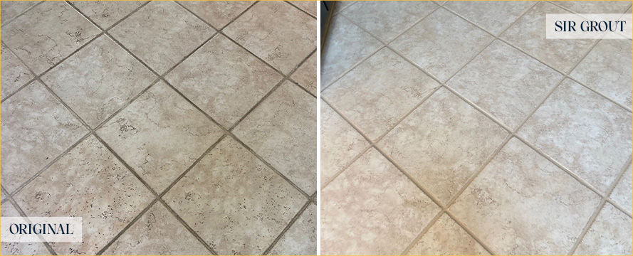 Floor Restored by Our Expert Tile and Grout Cleaners in Lake Forest, IL