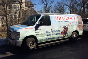 Picture of the Sir Grout Chicago Van After Being Restored