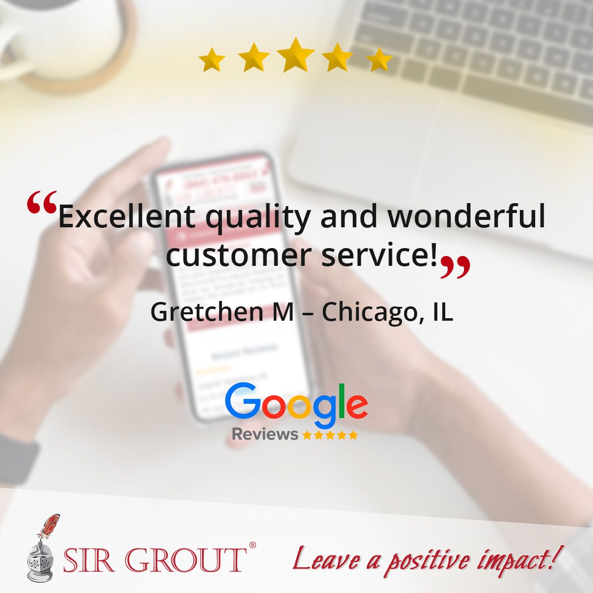 Excellent quality and wonderful customer service!