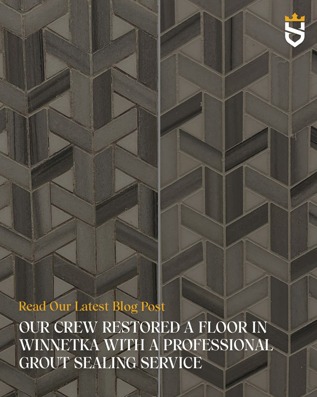 Our Crew Restored a Floor in Winnetka With a Professional Grout Sealing Service