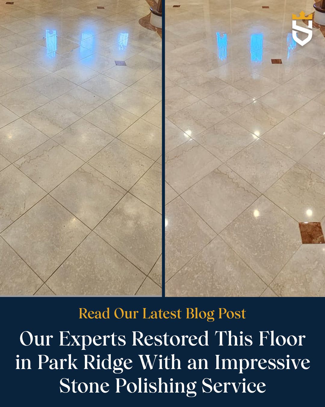 Our Experts Restored This Floor in Park Ridge With an Impressive Stone Polishing Service