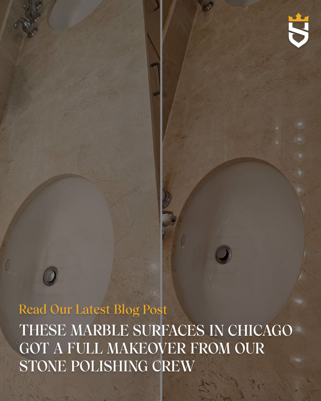 These Marble Surfaces in Chicago Got a Full Makeover from Our Stone Polishing Crew